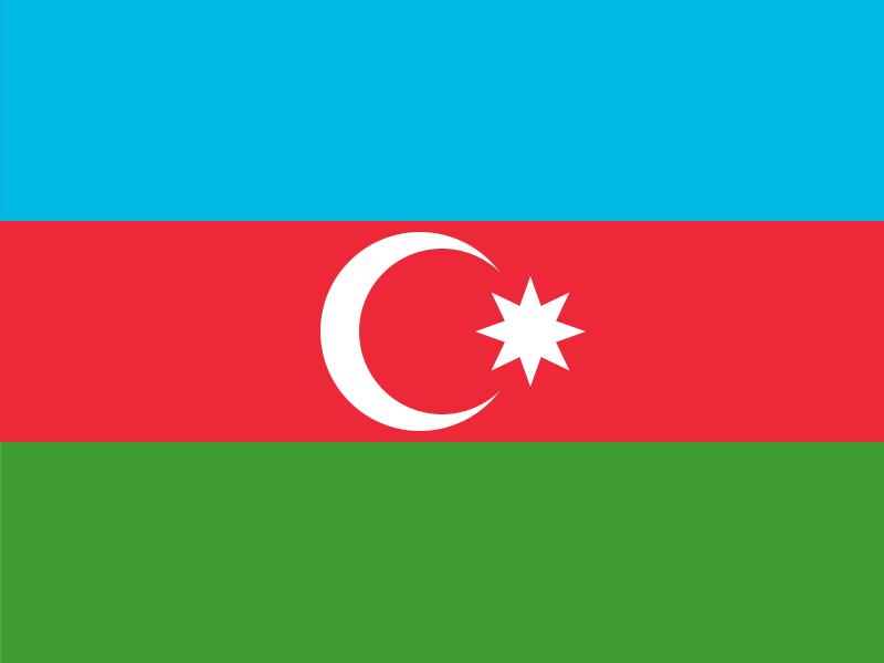 Azerbaijan Flag