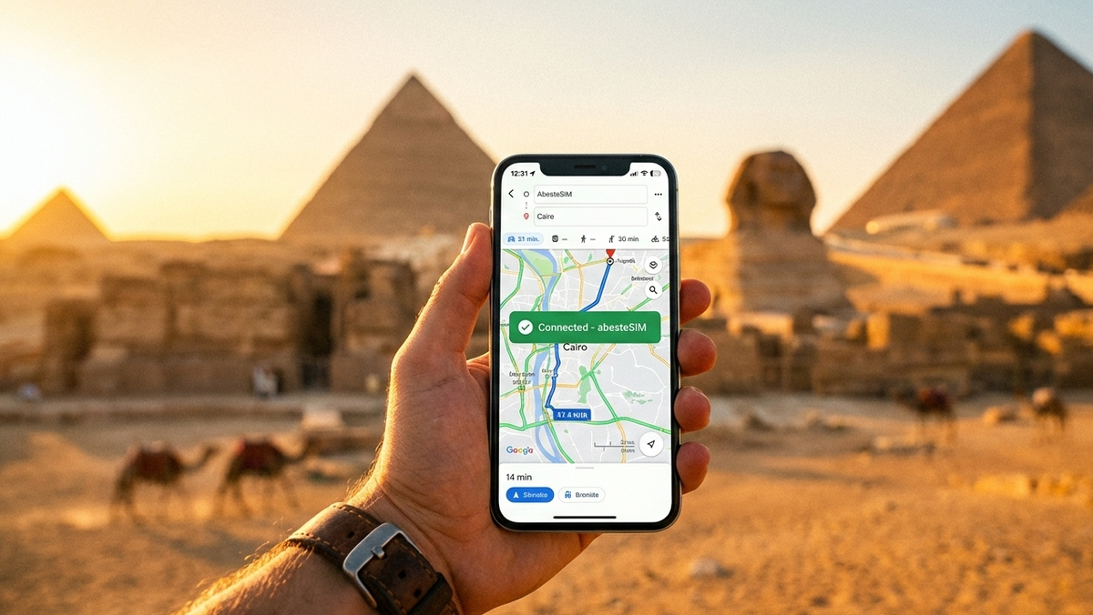 eSIM & Guide de Voyage Égypte : Surmontez le Chaos en Ligne | abesteSIM