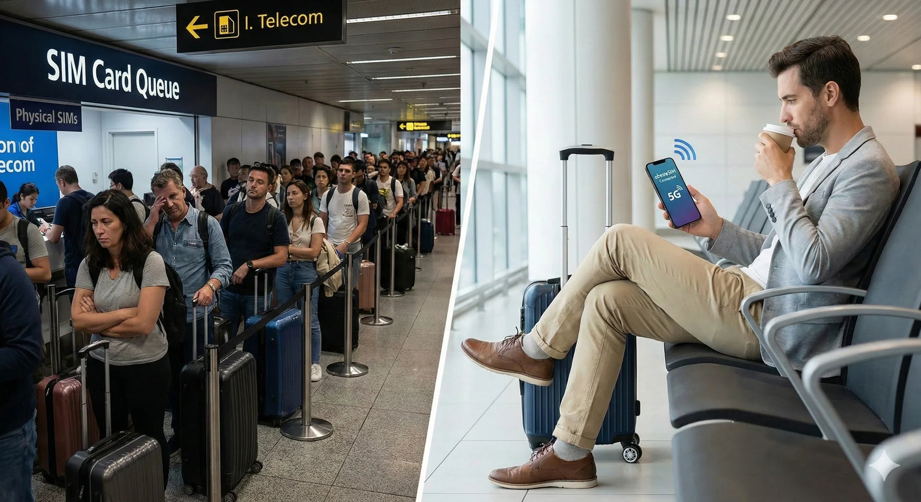 Der ultimative Leitfaden zur Vermeidung von Internetfallen auf Reisen: Warum Sie nicht mehr für eine physische SIM anstehen müssen