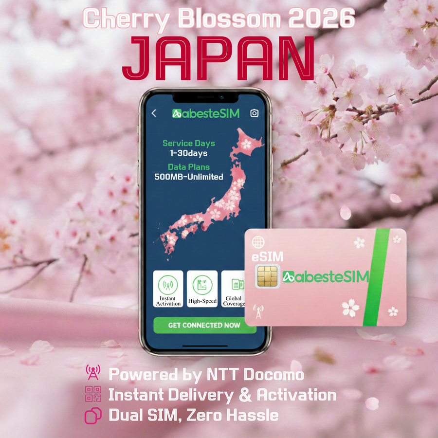 Chasing Pink: How to Experience Japan's 2026 Cherry Blossoms with abesteSIM