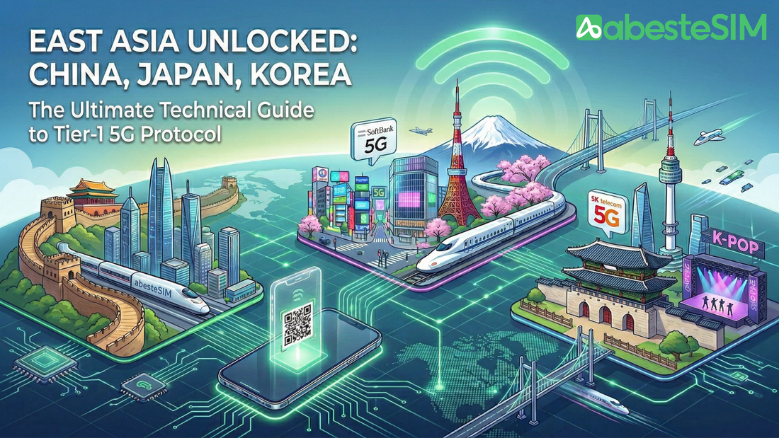 The East Asia Connectivity Masterclass: Navigating China, Japan, and South Korea with One eSIM