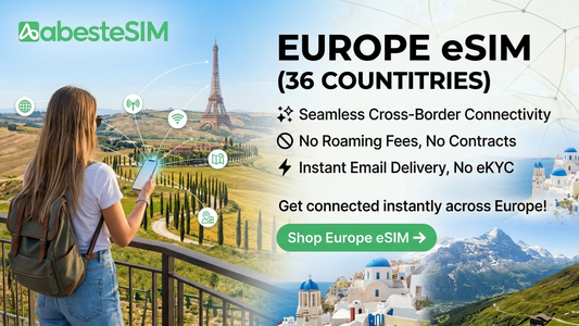 One eSIM, 36 Countries: How to Stay Connected on Your European Spring Tour