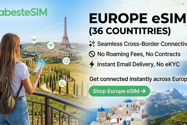 One eSIM, 36 Countries: How to Stay Connected on Your European Spring Tour