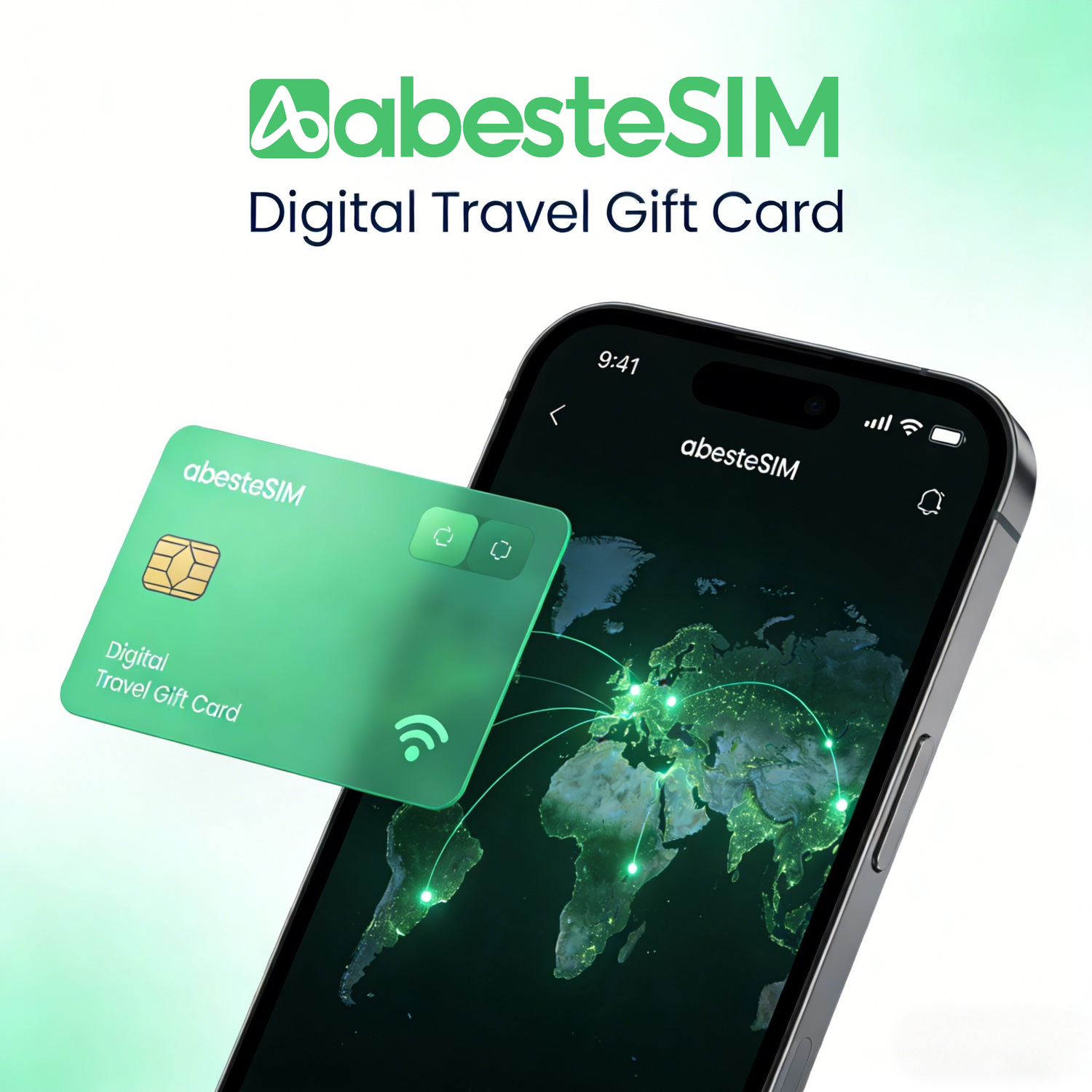 abesteSIM Digital Travel Gift Card