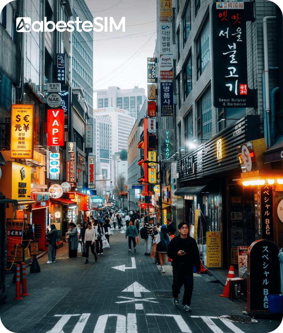 eSIM South Korea (phoneNumber, Local IP, Unlimited Data)